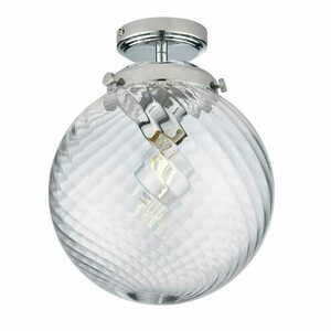 Stropné svietidlo Endon Milston chróm sklo IP44 E27 96488 small 0