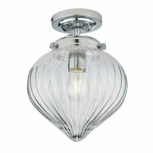 Stropné svietidlo Endon Cheston chróm IP44 E27 24 cm 96489 small 0