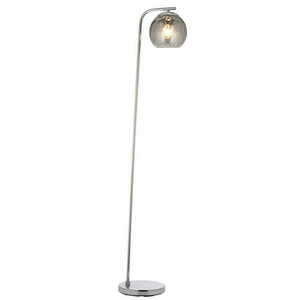 Stojacia lampa Endon Dimple 97978, chróm a dymové sklo, 150 cm, E27 small 0