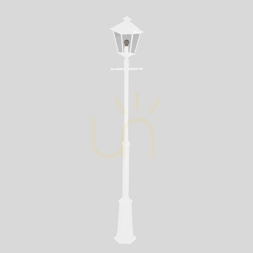Skontrolujte LONDON BIG 491WH 1xE27 biela záhradná / parková lampa - NORLYS premium.