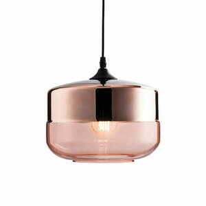 Závesné svietidlo Endon Willis medená/čierna E27 25 cm 60182 small 0
