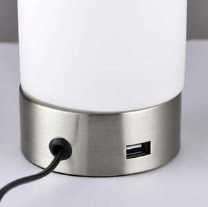 Stojacia lampa Endon Dara strieborná sklo oceľ E14 67517 small 2