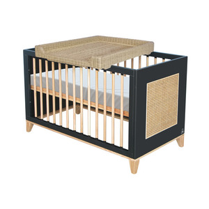 Posteľ Nami Evolutive Rattan 60 x 120 - Onyx small 1