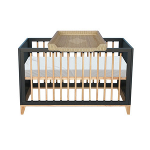Posteľ Nami Evolutive Rattan 60 x 120 - Onyx small 2