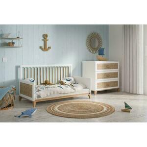 Nami Evolutive Posteľ Ratan 70 x 140 - Neige small 10