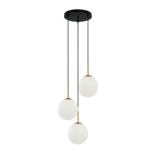 Skontrolujte Prívesná lampa Italux Deore 3xE27 hnedá/biele sklo PND-5578-3S-BRO-BK