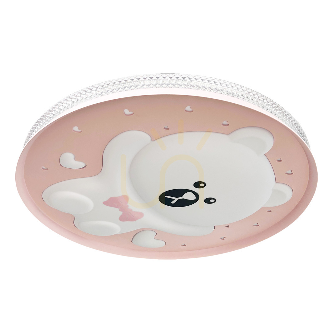 Plafón Bear Pink 34 W Led ø490 Mm.