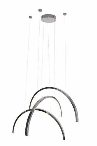 Skontrolujte Závesné svietidlo Max Light Trio Arc P0508 čierny chróm 80 cm LED 63W