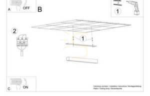 Stropné svietidlo PINNE 200 biele Thoro small 6