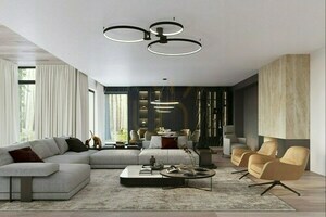 Luster RIO 2 55/78 čierna LED 4000K Thoro small 8