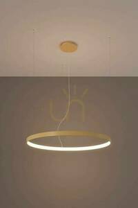 Luster RIO 55 zlatý LED 3000K Thoro small 2