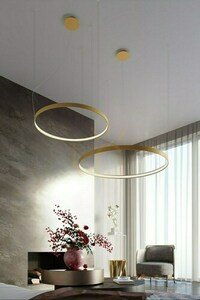 Luster RIO 78 zlatý LED 3000K Thoro small 13