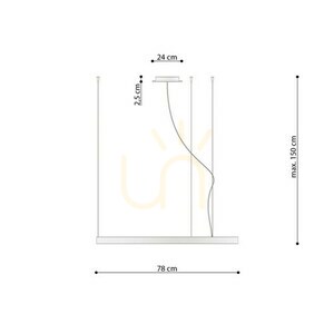 Luster RIO 78 zlatý LED 4000K Thoro small 9