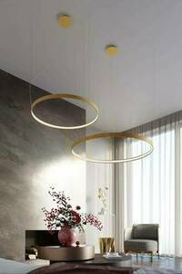 Luster RIO 110 zlatý LED 4000K Thoro small 13