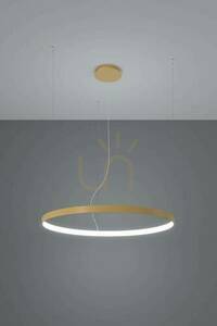 Luster RIO 110 zlatý LED 4000K Thoro small 2
