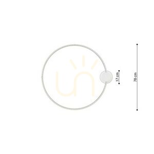 Stropné svietidlo RIO 78 golden LED 3000K Thoro small 9