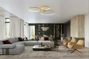Luster RIO 3 55/78/110 zlatý LED 4000K Thoro small 8