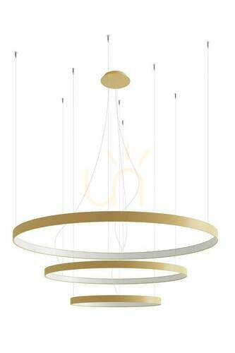 Skontrolujte Luster RIO 3 55/78/110 zlatý LED 4000K Thoro