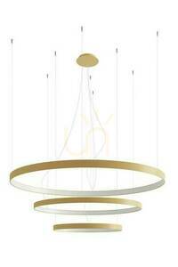 Luster RIO 3 55/78/110 zlatý LED 4000K Thoro small 0