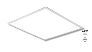LED panel OfficeLight 40W, 4000K, max. 4120lm, IP44 595x595 DALI small 1