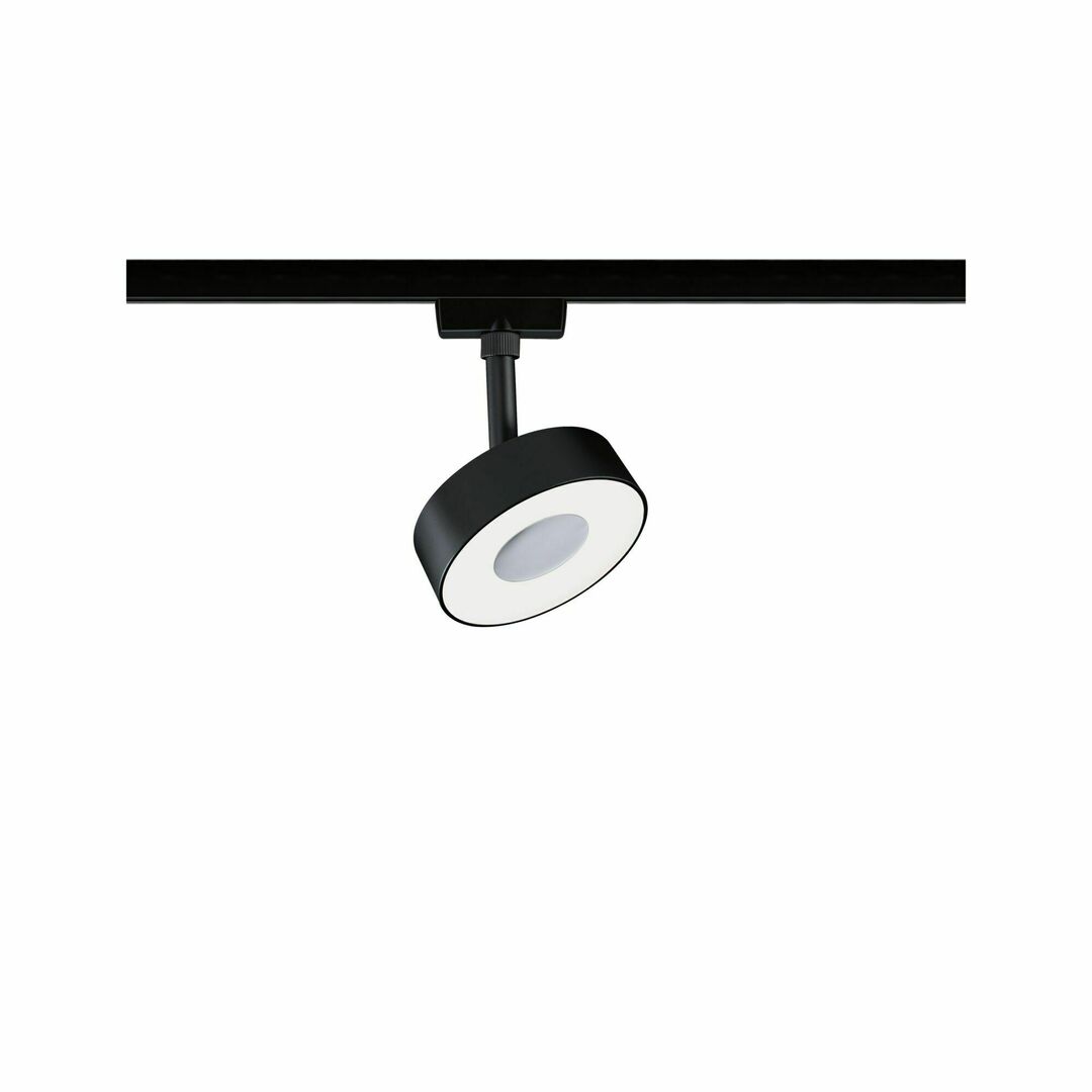 URail CIRCLE LED DIM 5W 180lm 4000K 230V matný čierny/kovový reflektor