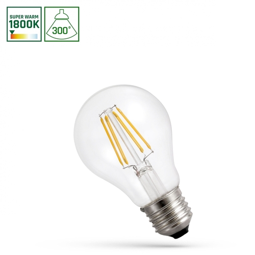 Skontrolujte Led Gls E27 230 V 4 W Cog 1800 K Clear Spectrum