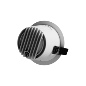 Orbito Downlight 6 20 W Nw 230 V 40st Ip44 Ra90 Ugr<19 139 X85 Mm White/Black Mat Circle. Nastavenie výkonu 5 L small 2