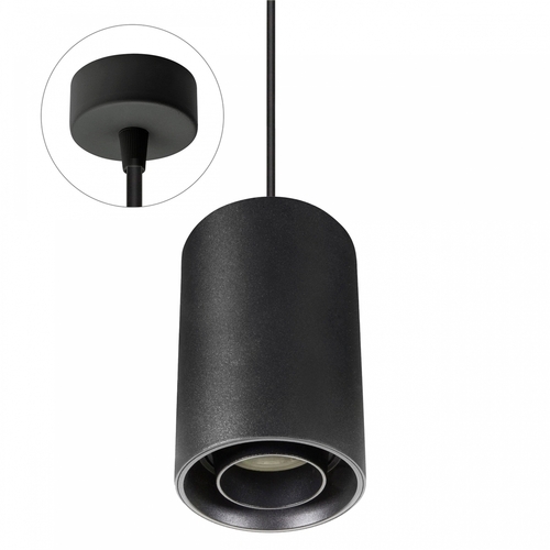 Skontrolujte Chloe Gu10 Spot Gu10 250 V Ip20 80x130mm čierny okrúhly pohyblivý s okrúhlou základňou
