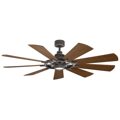 Skontrolujte Gentry - Ventilátor 65 palcov / 165 - zvetraný zinok