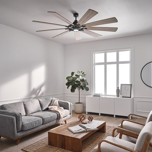 Ventilátor Gentry XL - 85 palcov / 216 - zvetraný zinok small 2