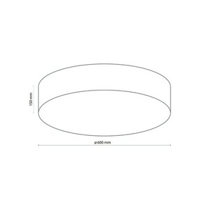 Stropné svietidlo Rondo Black 4 Pł 600 small 2