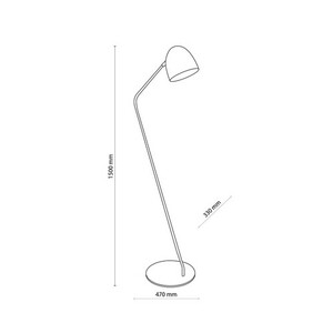 Čierna stojaca lampa Soho.1 Pł small 4