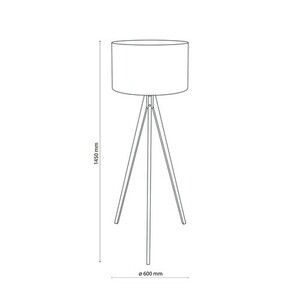 Stojacia lampa Treviso Grey 1 Pł Fsc 100%, Sa-Coc-006060 small 2