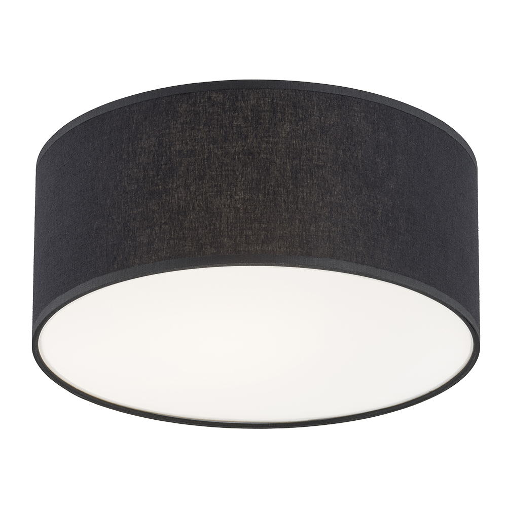Plafonieră Rondo Black 4 Pł 500