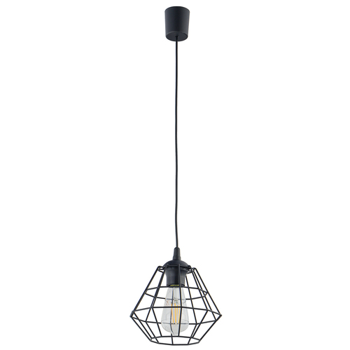 Skontrolujte Diamantová nová čierna závesná lampa 1 Pł M