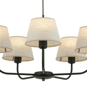 Závesná lampa Chicago Linen 5 Pł. small 13