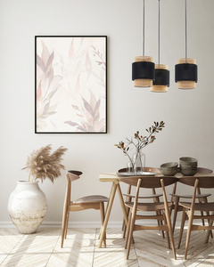 Boho čierna závesná lampa 3 Pł small 1