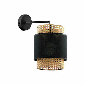 Boho čierna nástenná lampa 1 Pł small 0