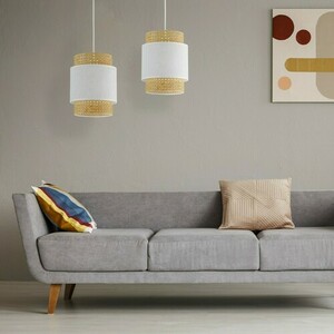 Boho biela závesná lampa 1 Pł 200 small 1