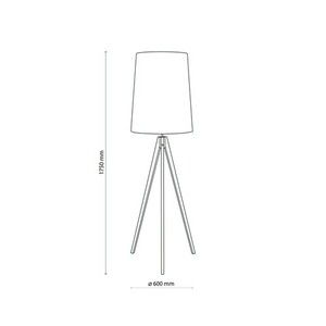 Čierna stojaca lampa Walz 1 Pł Fsc 100%, Sa-Coc-006060 small 2