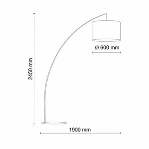 Zelená stojaca lampa Moby 1 Pł small 2