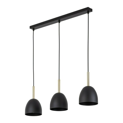 Skontrolujte Čierna závesná lampa Nord 3 Pł