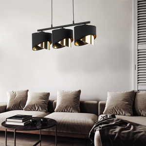 Grant Čierna závesná lampa 3 Pł small 2
