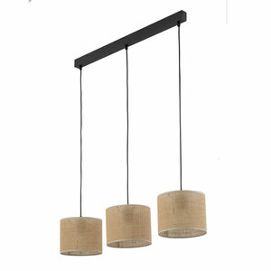 Jutová závesná lampa 3 Pł Strip. small 5