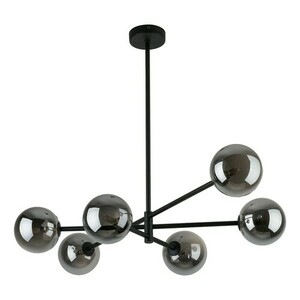 Stropné svietidlo Sarius Black/Graphite 6 Pł Tall small 0