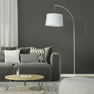 Biela stojaca lampa Orta 1 Pł small 1