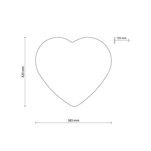 Stropná lampa Heart Flax 2 small 4