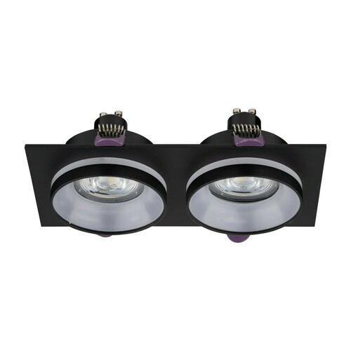 Skontrolujte Jet Black Eye 2x Gu 10
