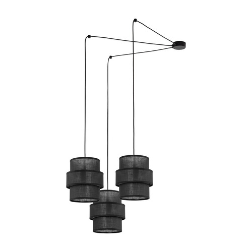 Skontrolujte Čierna závesná lampa Calisto 3
