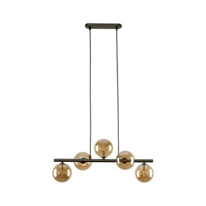 Hnedá závesná lampa Estera 5 small 3